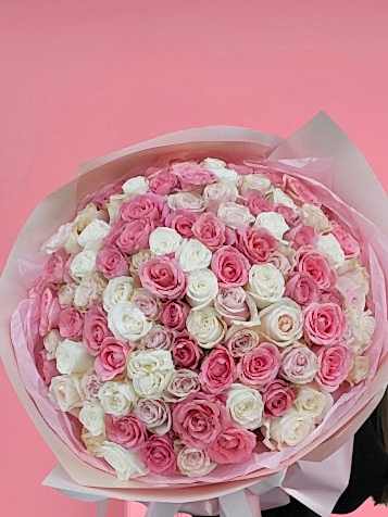 Pastel Dream 121 Adet Karışık Gül Buketi