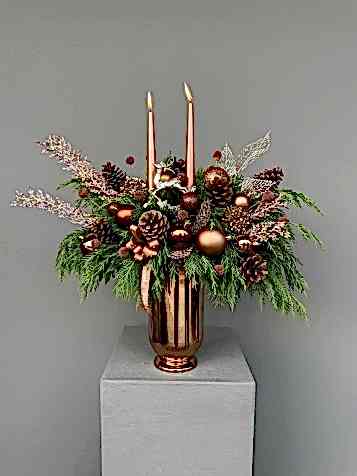 Bronze Glow Yılbaşı Aranjmanı
