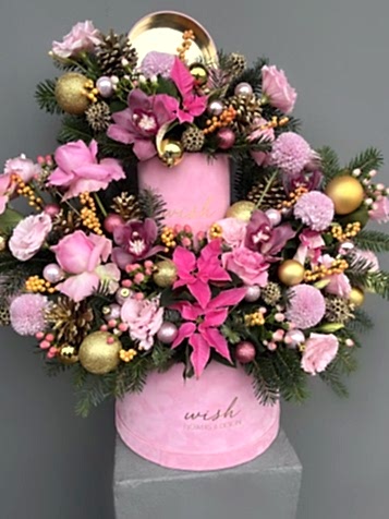 Pink Wonderland Grand Deluxe İki Katlı Kutu Aranjman