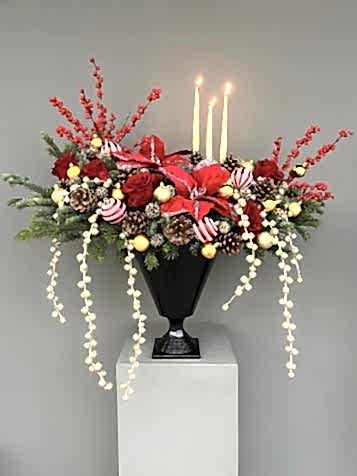 Red Velvet Özel Tasarım Deluxe Yılbaşı Aranjmanı