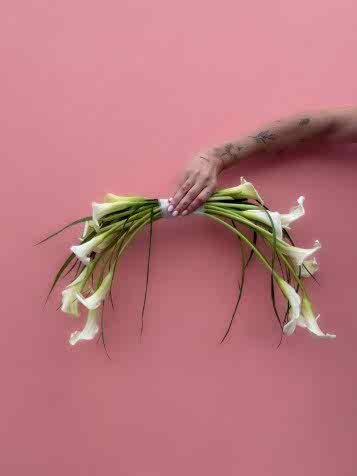 Özel Tasarım Calla Gelin Buketi