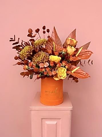 Turuncu Kadife Kutuda Laranja Aranjman