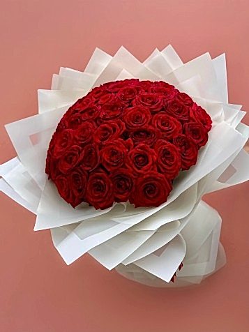 Forever Yours Özel Kırmızı Gül Sevgililer Günü Buketi