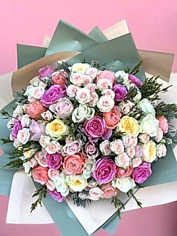 Juliette Karışık Lüks Gül Buketi