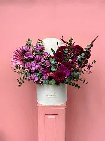 Krem Kadife Kutuda Grand Deluxe Luna Aranjman