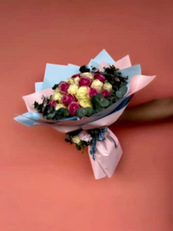 Lalin Karışık Gül Buketi