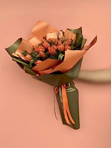 Turuncu Lale Buketi